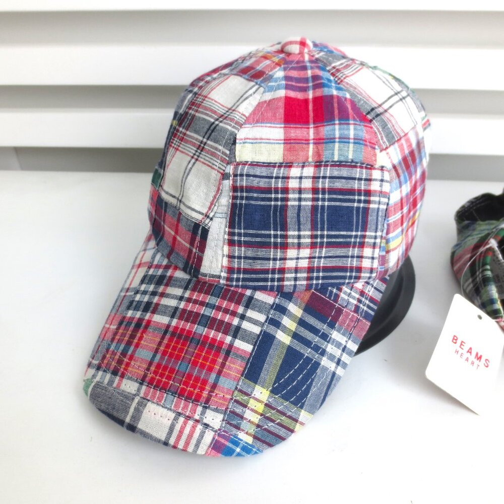 Nwot Beams Hearte Patchwork Baseball Cap Adjustab… - image 2